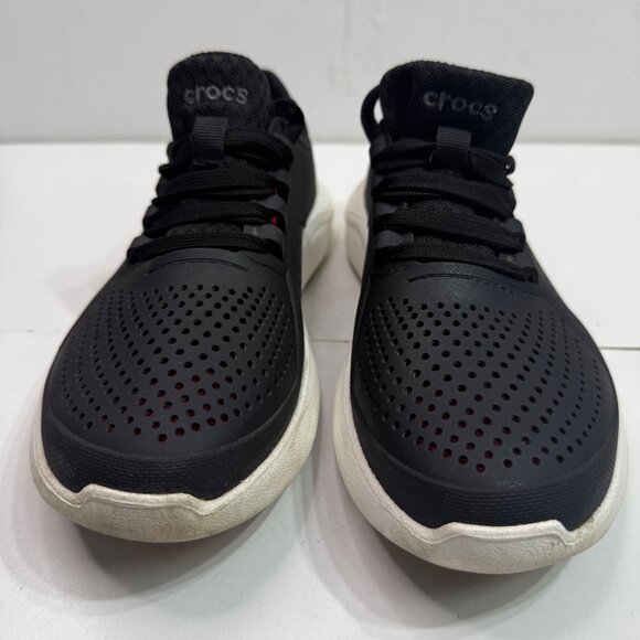 Crocs Womens Size 8 LiteRide Black Sneakers Casual Athletic Shoes - Picture 2 of 9